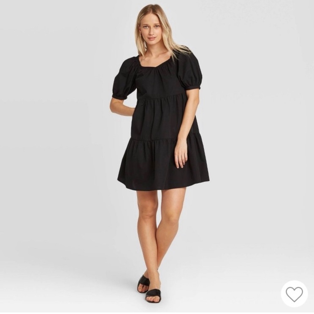 Who What Wear Black Mini Dress